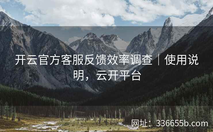开云官方客服反馈效率调查｜使用说明，云开平台