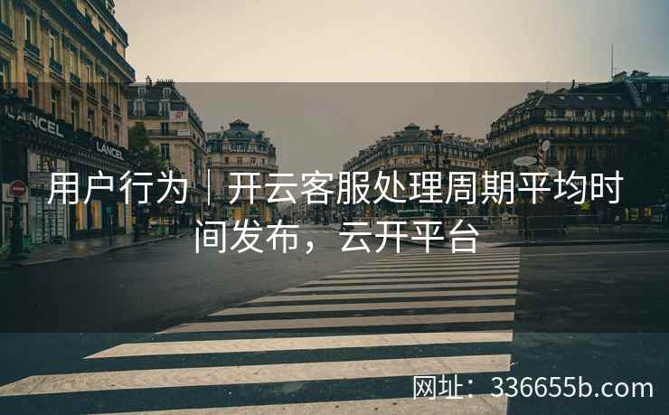 用户行为｜开云客服处理周期平均时间发布，云开平台